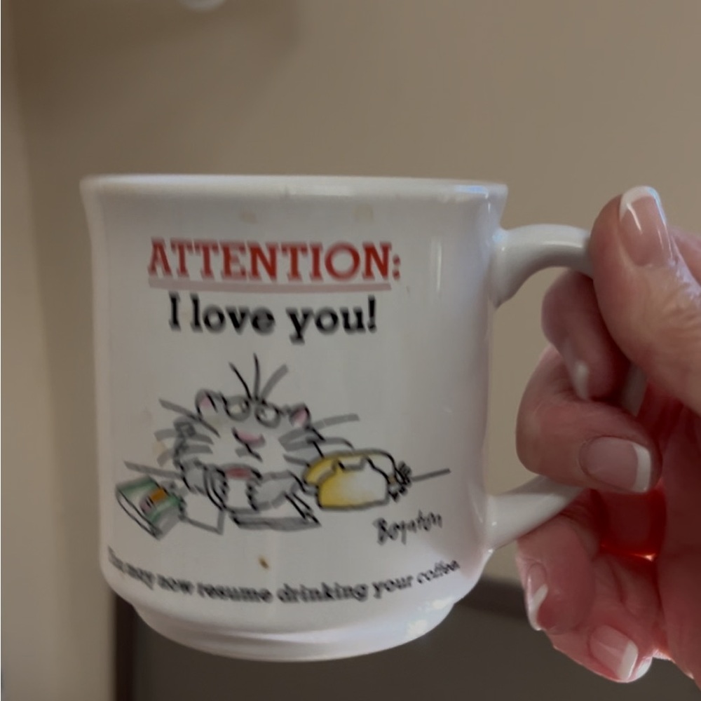 MUST GO!!  I Love You BOYNTON Mug - White